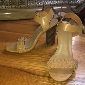 Tan heels. Worn once